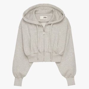 HOODED SWEATSHIRT KAIA X ZARA | SIZE SM